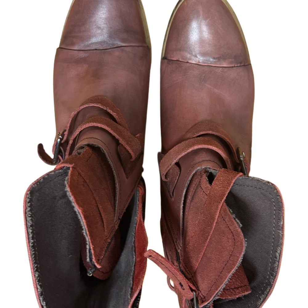 Burgundy Booties - Picture 6 of 7